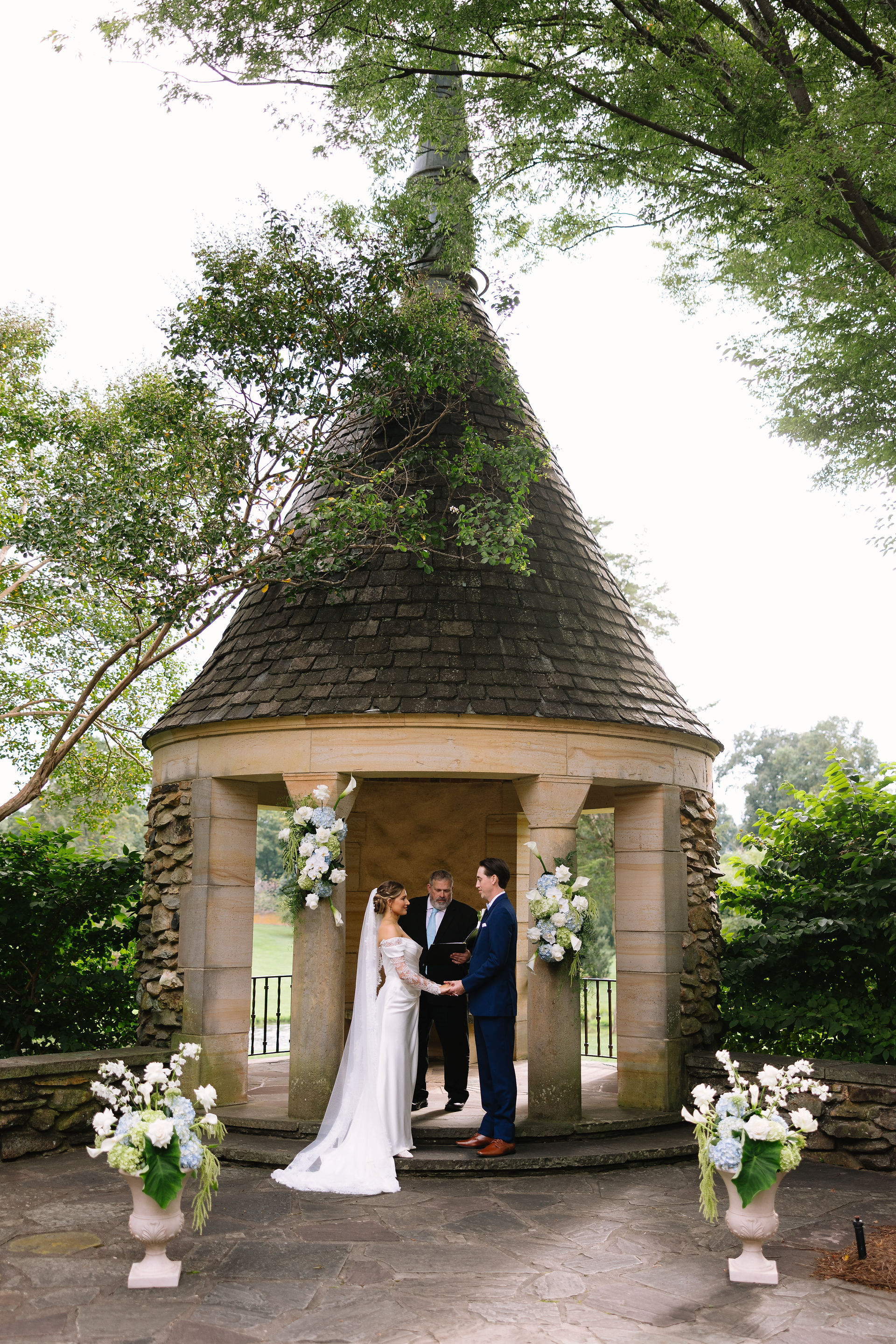 Wedding Ceremony at Graylyn Estate