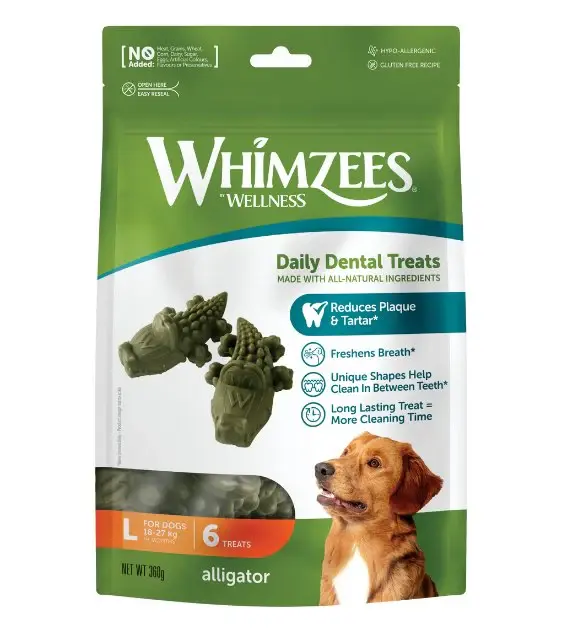 Thumbnail: Whimzees Natural Alligator Dental Dog Chews
