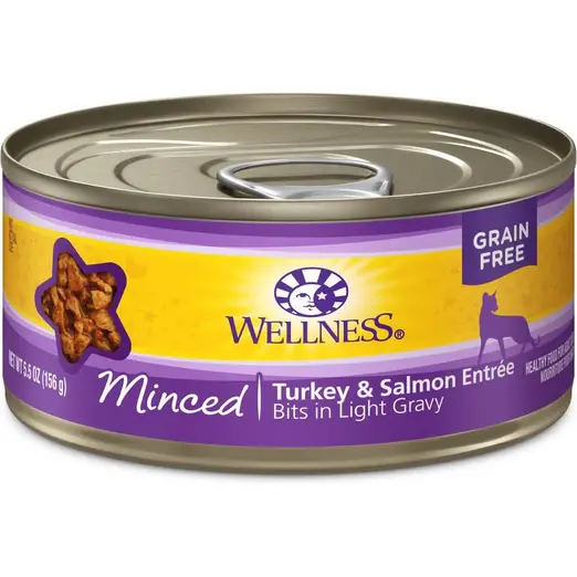 Wellness Complete Health Minced Turkey & Salmon Entree Grain-Free Canned Food