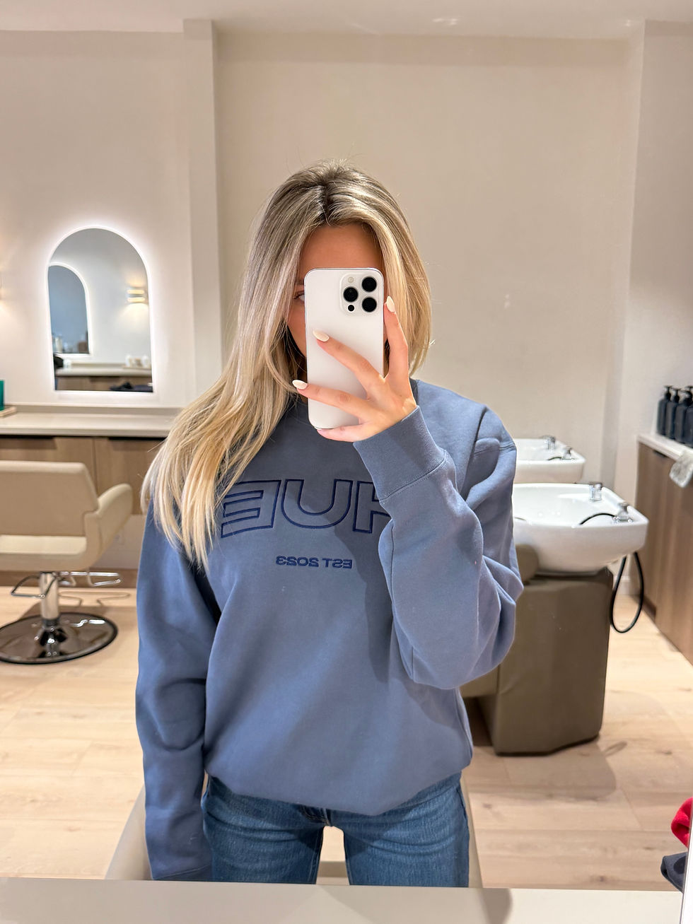 Thumbnail: Blue HUE Sweatshirt