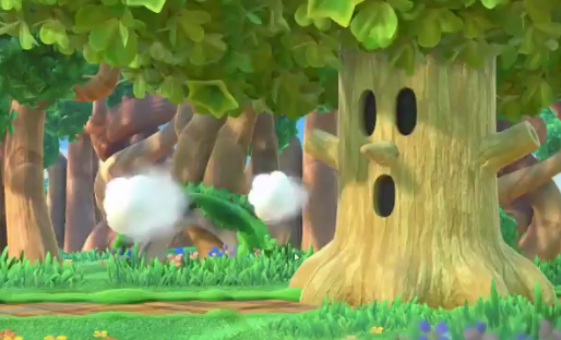 Kirby: Star Allies - New Footage of Whispy Woods
