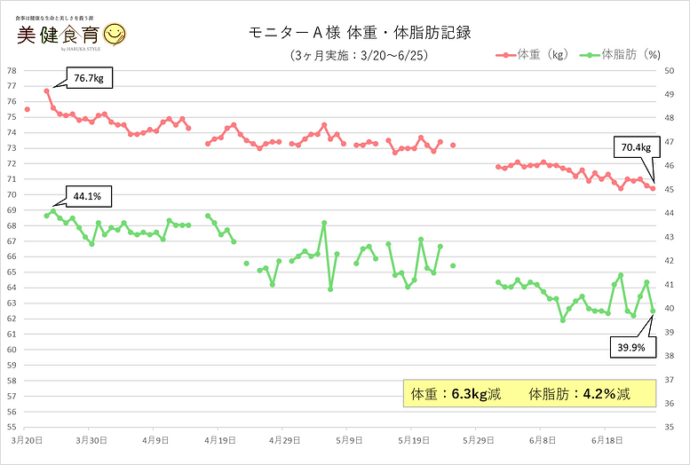 美健食育モニター様体重・体脂肪結果グラフ.png