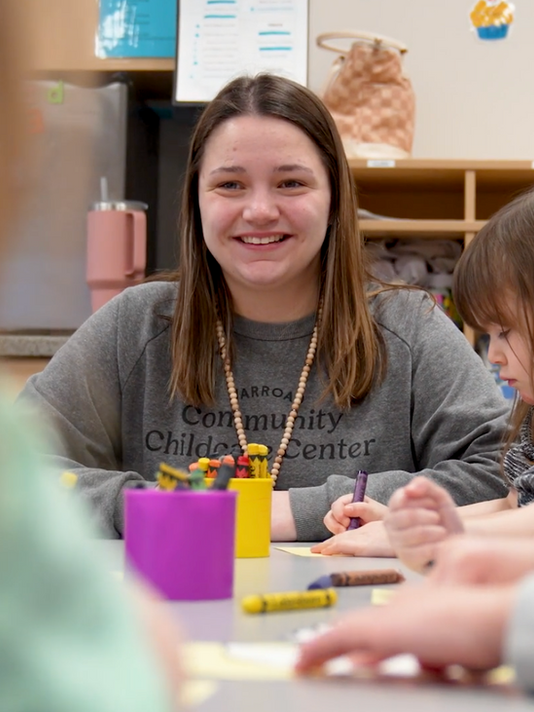 Growing into the Classroom: Mikayla Melhorn and McKenzie Bender Build Careers in Early Childhood Education