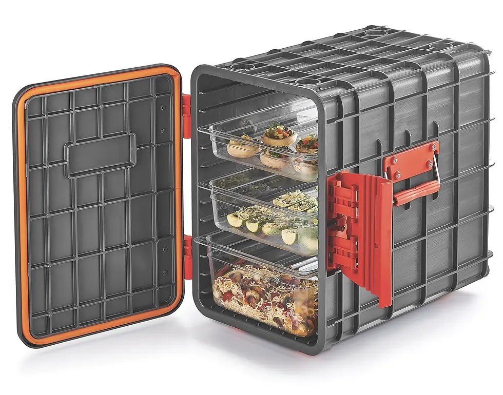 Indexkép: Ételszállító Doboz GN Edény Kompatibilis (ABS)