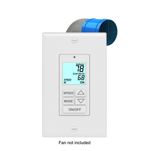 Fan Wall Unit Control WTTK Whole House Fan Wall Control w/ Temperature Control | eControls