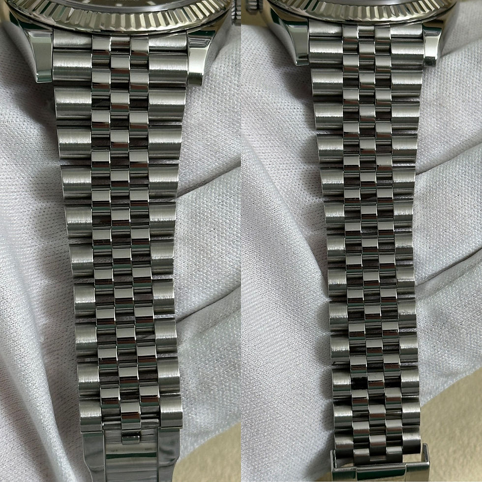 Miniatura: 2024 Rolex DateJust 41mm DJ41 Fluted Jubilee Black Stick Dial – 126334