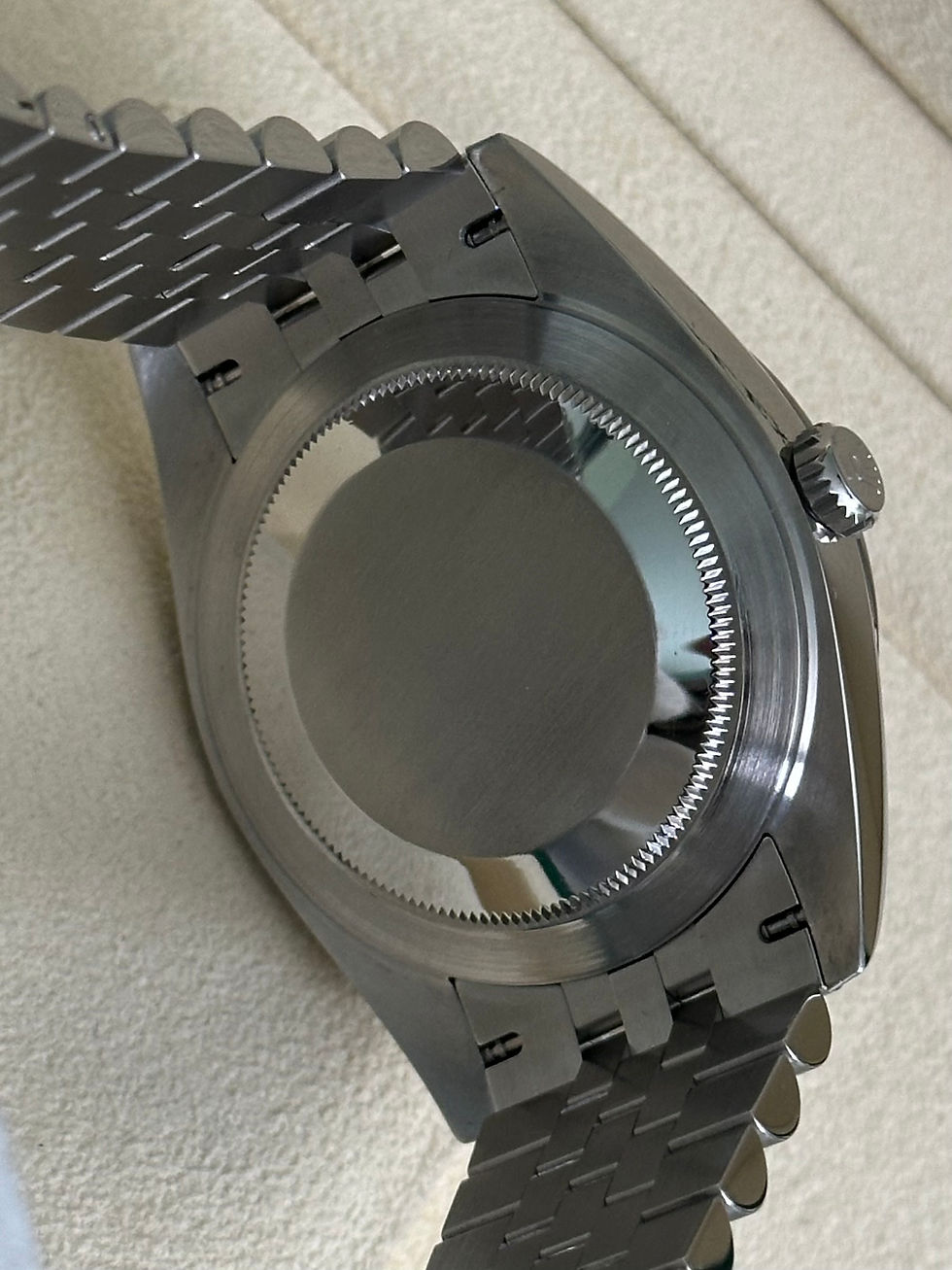 Miniatura: 2024 Rolex DateJust 41mm DJ41 Fluted Jubilee Black Stick Dial – 126334