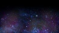 Starfield with rocket in front