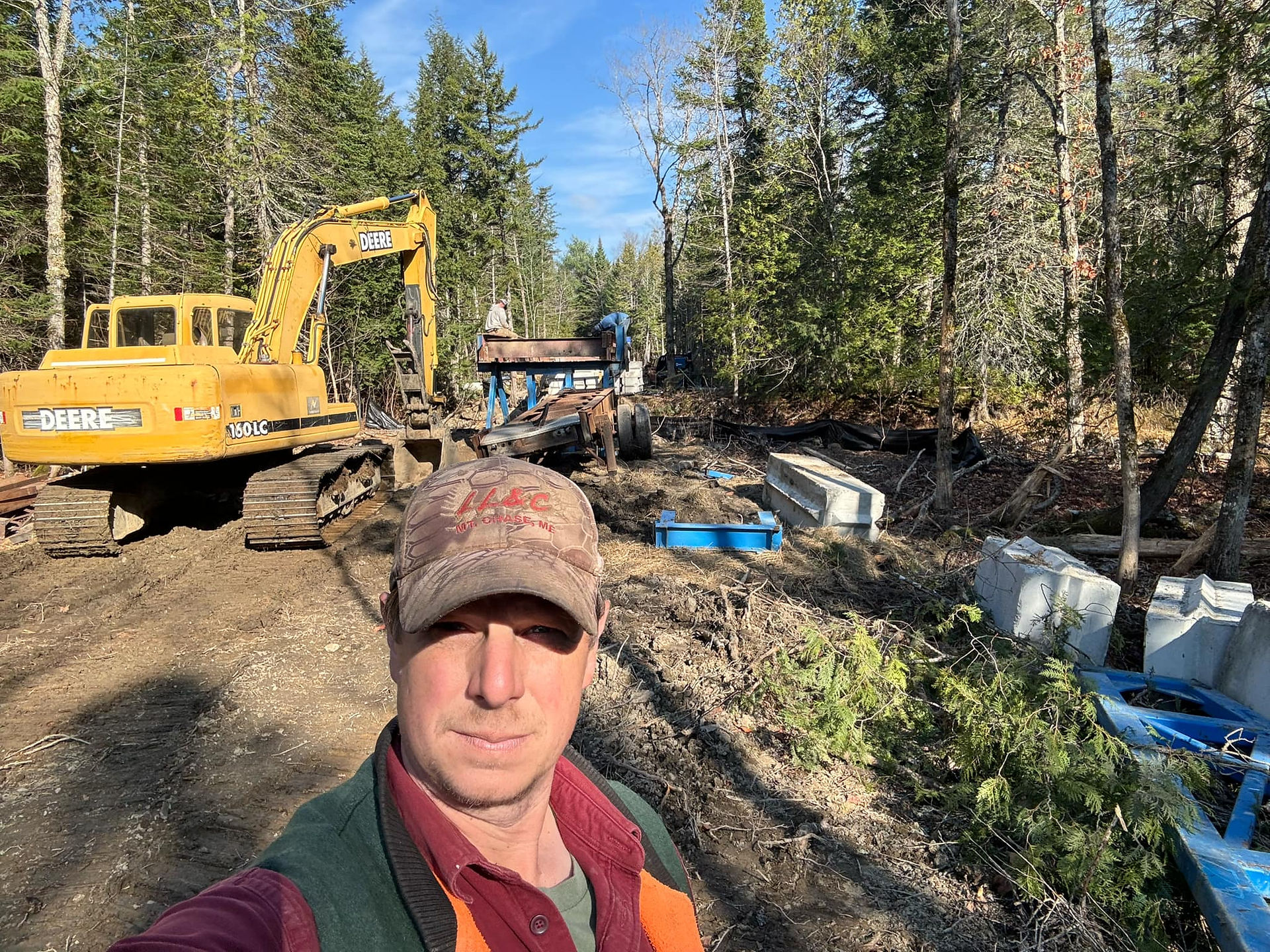 VP Travis Libby at the ITS 81 bridge construction