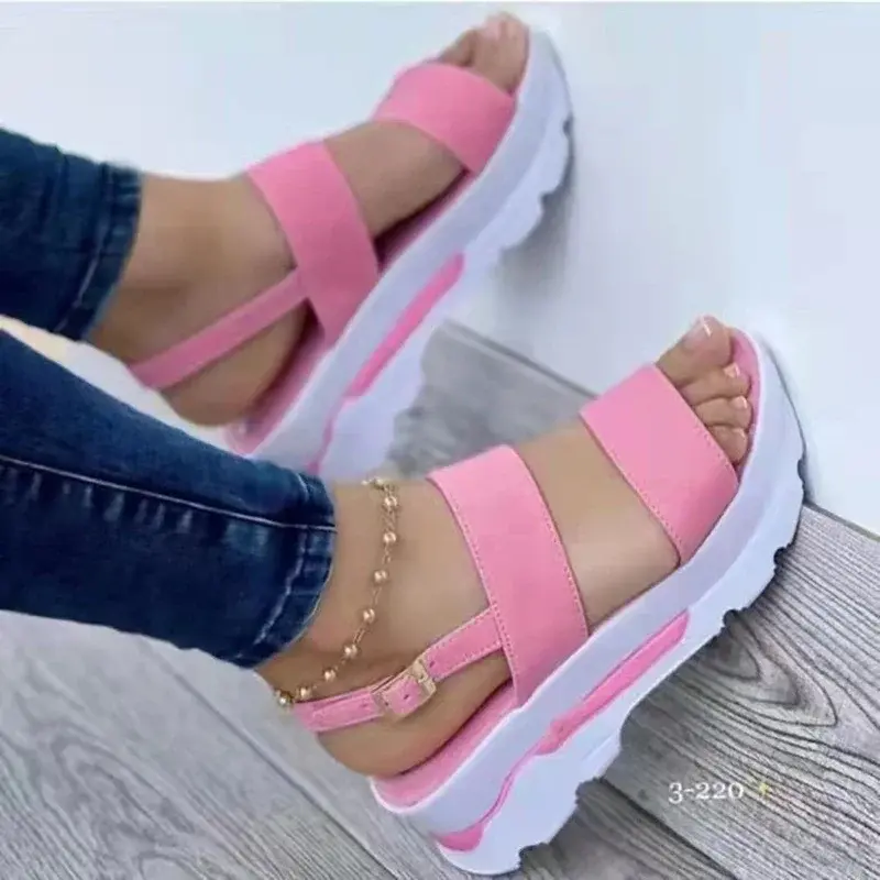 Thumbnail: Women's Wedges Sandals  Summer New Woman Low Platform