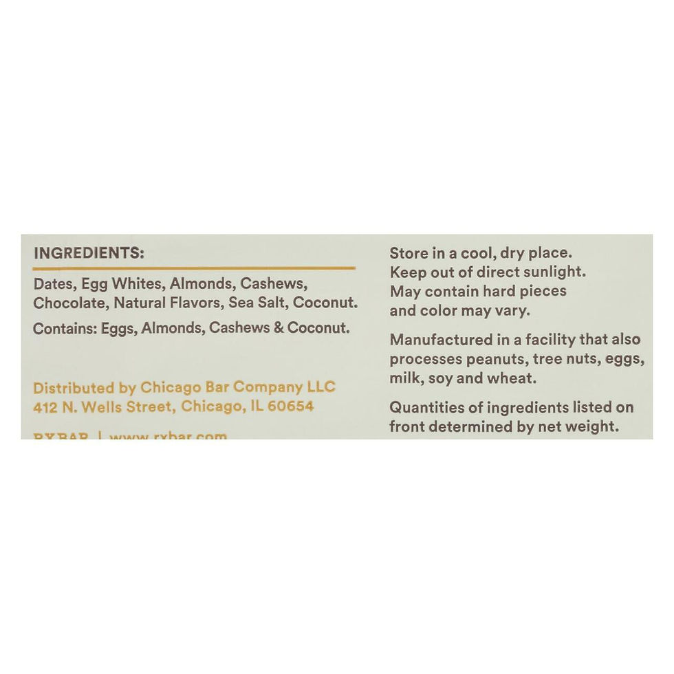 Thumbnail: Rxbar Chocolate Coconut (12X1.83 OZ)