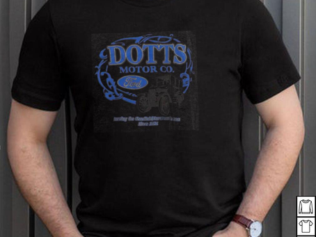Jerzees Ford Dotts Motor Co.Grey T Shirt