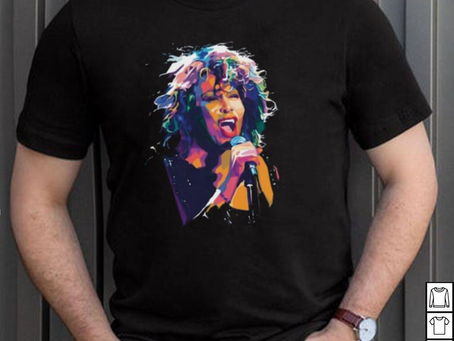 Tina Turner WPAP design T Shirt