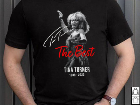 Thank You For The Memories Tina Turner Cotton Black All Size Unisex Shirt