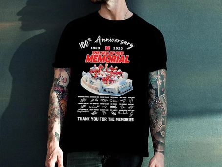 Original 100th Anniversary 1923 – 2023 The Sea Of Red Memorial Thank You For The Memories T Shirt