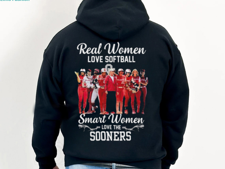 Real Women Love Softball Smart Women Love The Oklahoma Sooners Team shirt
