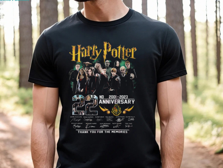 Harry Potter 22nd Anniversary 2001 – 2023 Thank You For The Memories Unisex T Shirt