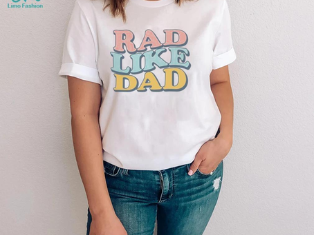 Vintage Rad Like Dad Shirt Retro Gender Neutral Little Boys Girls T Shirt Sweatshirt