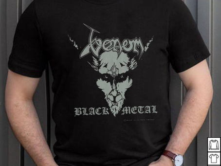 Black Metal Back Patch
