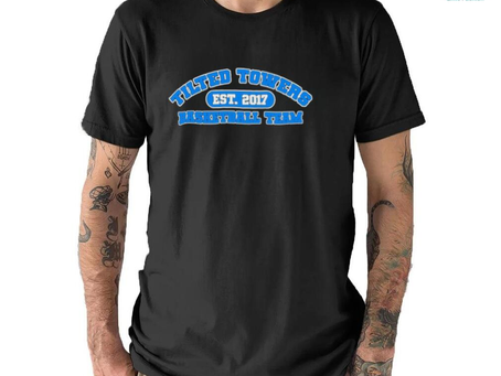 Tilted Towers Est 2017 Basketball Team Shirt