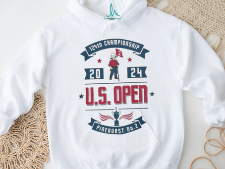2024 U.S. Open Ahead White Crest Pembroke Shirt