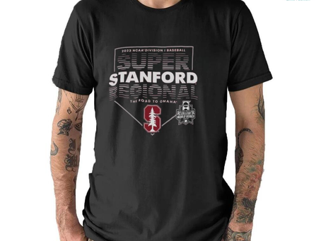 Stanford Cardinals NCAA DI Baseball Super Regional 2023 The Road To Omaha shirt