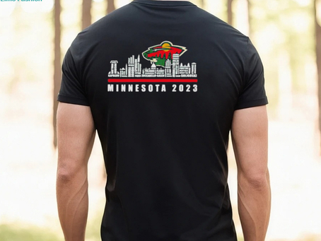 Minnesota Wild 2023 Season Team Players Names In City shirt