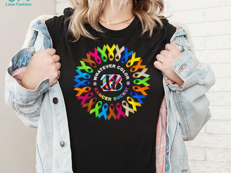 Cincinnati Bengals whatever color cancer sucks nfl 2023 shirt