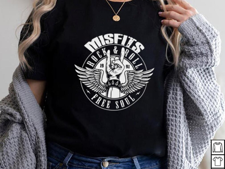 Rock And Roll Free Soul Misfitss T shirt
