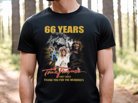 66 Years Tina Turner 1957 – 2023 Thank You For The Memories T Shirt