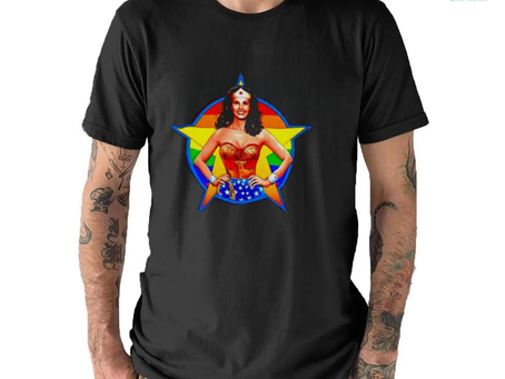 wonder Woman pride shirt