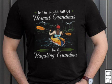Kayaking Full Of Grandmas BWA070 Ladies T Shirt