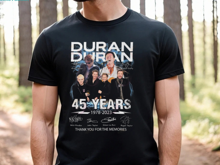 Duran Duran 45 Years 1978 – 2023 Thank You For The Memories T Shirt