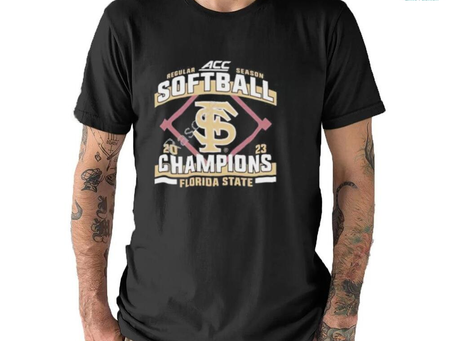 Blue 84 Garnet Florida State Seminoles 2023 Acc Softball Regular Season Champions Shirt