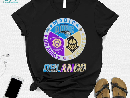 Orlando Magic UCF Knights Orlando City circle shirt