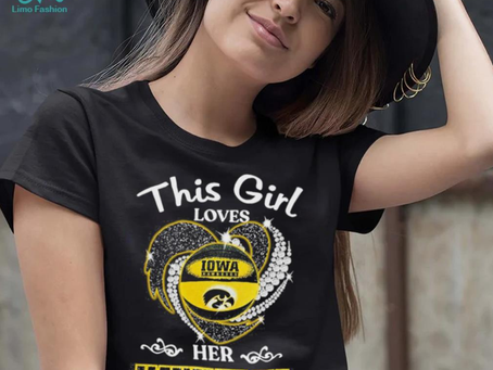Official This girl love Iowa Hawkeyes Women’s Basketball diamond heart 2023 shirt