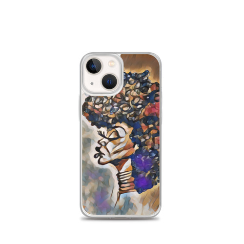 Afro Head - Clear Case for iPhone® | ArtFro Kreationz