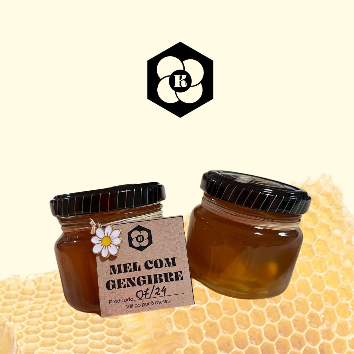Mel com gengibre - 140g