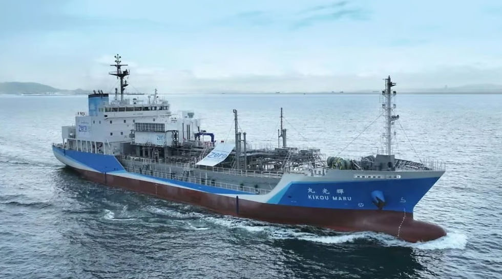 Japan Conducts Demonstration Voyage of a Hydrogen-Fueled Tanker