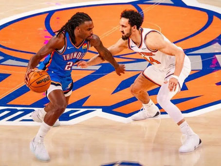 NBA: Gilgeous-Alexander rules over Knicks again in Thunder win