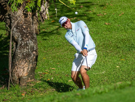 Thai Vongchaisit seizes clubhouse lead at the start of Philippine Golf Championship