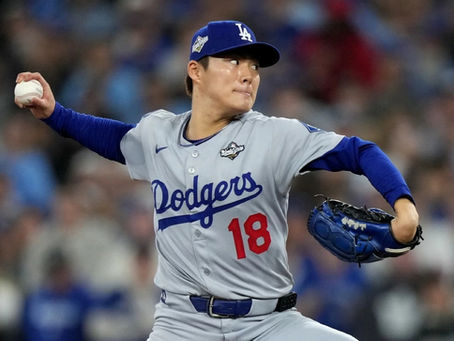 Yamamoto throws first World Series as Dodgers beat Blue Jays 5-1 in Game 2