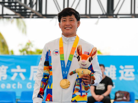 Enriquez delivers PH's first gold in Sanya Asian Beach Games