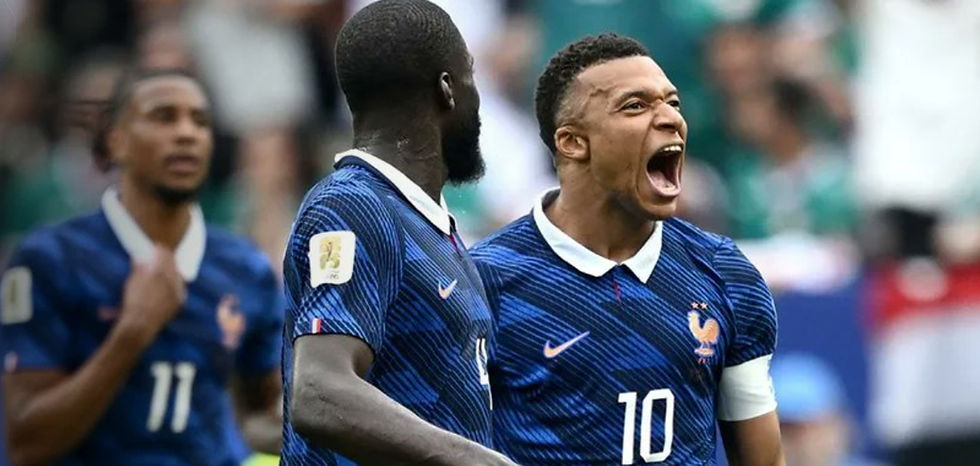 Kylian Mbappe double sends France into FIFA World Cup KO round after weather delay