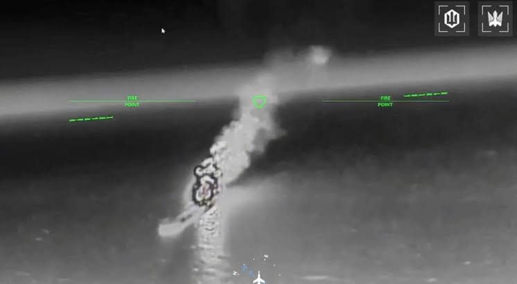 Ukrainian drones batter Russian oil facilities and set more oil tankers ablaze