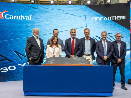 76 Vessels, 30 Years: Fincantieri Delivers for Carnival Corp, Cuts Steel on New Ship