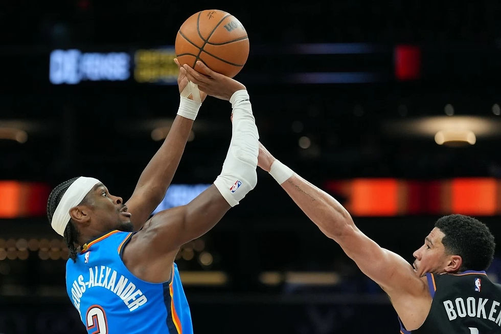 Gilgeous-Alexander scores 42 as Thunder rip Suns for 3-0 series lead