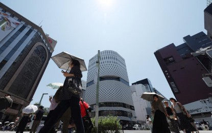 Over 10K in Japan rushed to hospital for heatstroke in the week