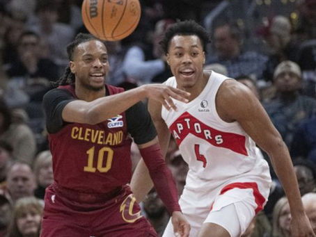 Garland bags 40 as Cavs down Raptors for 12th straight win