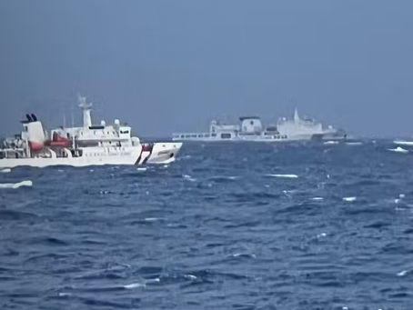 Taiwan says China carrying out huge maritime deployment